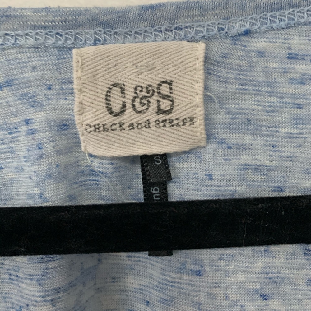 Soft Blue Patterned Shirt - Picture 3 of 3